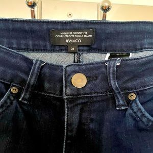 RW&CO. High Rise Skinny Jeans - Size 28